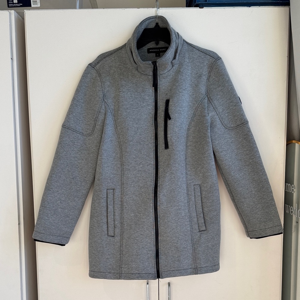 Gray Full-Zip Jacket - image 1